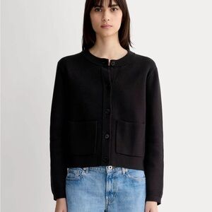 NWOT Everlane The Crew Cardigan in 100% Organic Cotton